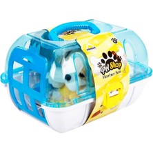 Amalfi Sunman Çantalı Peluş Köpek Veteriner Seti Kız Erkek Çocuk Oyuncak Eğitici Oyuncaklar