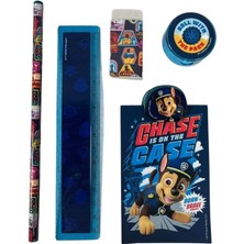 Amalfi Paw Patrol Metal Kalemlikli 7 Parça Kırtasiye Seti Kız Erkek Çocuk Oyuncak Eğitici Oyuncaklar