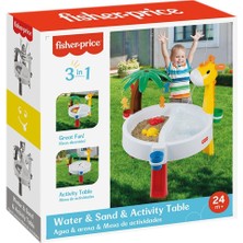 Amalfi 1848 Fisher Price Su ve Kum Aktivite Masası 3ü 1 Arada Kız Erkek Çocuk Oyuncak Eğitici Oyuncaklar