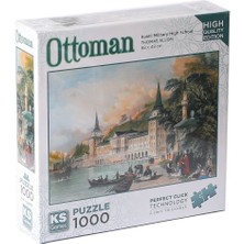 Amalfi 20737 Kuleli Askeri Kışlası 1000 Parça Puzzle Kız Erkek Çocuk Oyuncak Eğitici Oyuncaklar