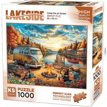 Amalfi Ks Games Vosvos Camp Fire At Sunset Puzzle 1000 Parça 20810 Kız Erkek Çocuk Oyuncak Eğitici Oyuncakl