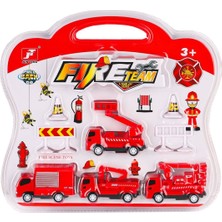 Amalfi 995A-10 Çek Bırak Itfaiye Araç Oyun Seti -Birliktoys Kız Erkek Çocuk Oyuncak Eğitici Oyuncaklar