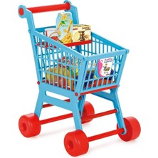 Amalfi 07 608 Pratik Market Arabası Kız Erkek Çocuk Oyuncak Eğitici Oyuncaklar