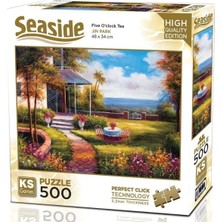 Amalfi Ks Games Five O'clock Tea Puzzle 500 Parça 20057 Kız Erkek Çocuk Oyuncak Eğitici Oyuncaklar