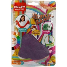 Amalfi 3603 Crafy Streç Oyun Kumu Mor 200 G Kız Erkek Çocuk Oyuncak Eğitici Oyuncaklar