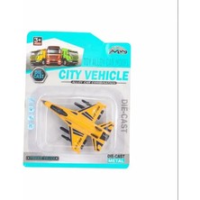 Amalfi Die Cast Metal F-16 Benzeri Savaş Uçağı Kız Erkek Çocuk Oyuncak Eğitici Oyuncaklar