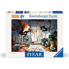 Amalfi 12000302 Disney Sanatçının Masası 1000 Parça Ravensburger Puzzle Kız Erkek Çocuk Oyuncak Eğitici Oyu