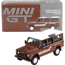 Amalfi Mini Gt 1-64 Land Rover Defender 110 1985 County Station Wagon Russet Brown Kız Erkek Çocuk Oyuncak