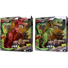 Amalfi Dinozor Goril Oyun Set Figürlü Sesli Kız Erkek Çocuk Oyuncak Eğitici Oyuncaklar