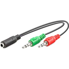 Aux Kablo Kulaklık ve Mikrofon Çevirici Hadron HD-4765