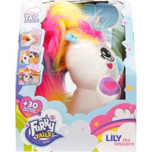 Amalfi 72033 Lily Sesli ve Işıklı Unicorn Peluş Kız Erkek Çocuk Oyuncak Eğitici Oyuncaklar