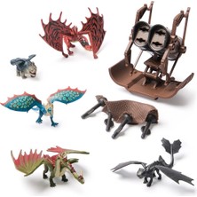 Amalfi Ejderhayı Nasıl Eğitirsin? Ejderha Figür Seti Kız Erkek Çocuk Oyuncak Eğitici Oyuncaklar