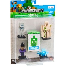 Amalfi Pmı MC2040 Minecraft 3D Figür Toppeez 5li Set Kız Erkek Çocuk Oyuncak Eğitici Oyuncaklar