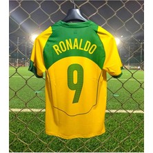 Legent Lady Brezilya Ronaldo Nazario Retro Sarı Forma 9