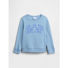 Gap Erkek Bebek Açık Mavi Gap Logo Sweatshirt