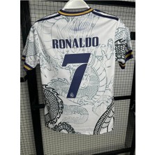 Legent Lady R.madrid C.ronaldo Dragon Futbol Forması 23/24 Özel Tasarım Nefes Alan Polyester Halısaha Forması B
