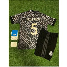 Legent Lady R.e.a.l M.a.d.r.i.d 2024/25 Sezon Jude Bellingham Alternatif Çocuk Forması 4'lü Set (Thırd Shirt)