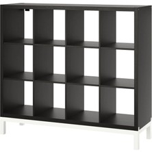 IKEA Kallax Açık Raf Ünitesi Venge Beyaz 147 x 129 cm