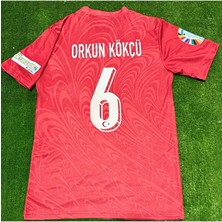 Legent Lady Türkiye 2026 Orkkun Kökçü Iç Saha Kırmızı Milli Takım Yetişkin Forması