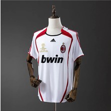 Legent Lady Ac Milan 06/07 Deplasman Beyaz Retro Kısa Kollu Forma