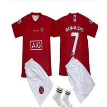 Legent Lady Ronaldo Çocuk Alt Üst Kırmızı Man Çocuk Forma Sı