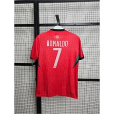 Legent Lady Portekiz Ronaldo Milli Takım Futbol Forması Hava Alabilen Özel Forma Kumaşı