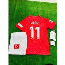 Legent Lady A Milli Takım 2026 Yeni Sezon Kırmızı # Kenan Yıldız # Çocuk Forması 4lü Set