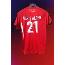 Legent Lady Türkiye Milli Takım 2024 Euro Avrupa Şampiyonası Barış Alper Yetişkin Kırmızı Forması