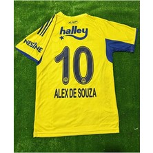 Legent Lady //fe./ner/.bah/'çe \\ 2026 #alex De Souza# 10 Numara Deplasman Sarı Yetişkin Taraftar Forması
