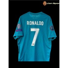 Legent Lady R.e.a.l .m.a.d.r.i.d C.r.o.n.a.l.d.o 7 Numara Turkuaz Yetişkin Kısa Kol Forma Vs