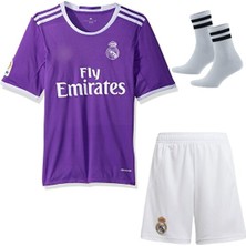 Legent Lady Real Madrid Ramos 2017 Şampiyonlar Ligi Finaliçocuk Futbol Forma 3'lü Set Forma+Şort+Çorap