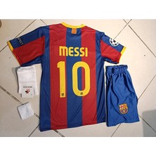 Legent Lady Barcelona Messi 2011 Londra Finali 4 Lü Çocuk Futbol Forma. Şort+Forma+Çorap+Bileklik