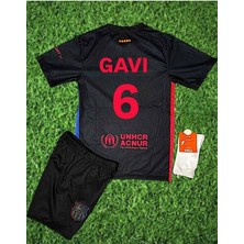 Legent Lady F.c B.a.r.c.e.l.o.n.a 2024/25 Yeni Gavi Deplasman Çocuk Forması (Armalı Set)