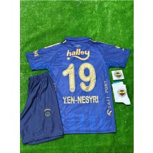 Legent Lady Fєnєrвαhçє .2026 Yeni Sezon /yusuf En-Nesiri/ 19 Alternatif Yakalı Çocuk Forması 4 Lü Set