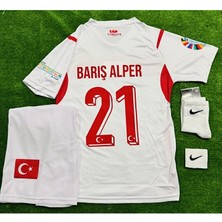 Legent Lady Türkiye 2026 Barış Alper Yeni Sezon Deplasman Beyaz Çocuk Forması 4 Lü Set