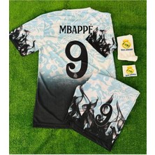 Legent Lady Real Madrid 2026 Kylian Mbappe 9 Dragon Yılan Desenli Yeni Sezon Çocuk Forması 4’lü Set