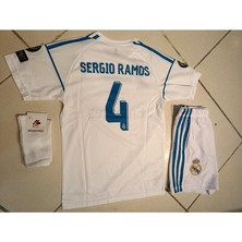 Legent Lady Real Madrid 2018 Cardiff Sergio Ramos Çocuk Forma 3 Lü Set. Forma+Şort+Çorap