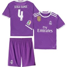 Legent Lady Real Madrid Ramos Cardiff 2017 Şampiyonlar Ligi Finaliçocuk Futbol Forma 2'li Set Forma ve Şort