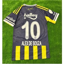 Legent Lady 2026 Yeni Sezon Fene'rbã'hçe \\alex De Souza 10// Iç Saha Çubuklu Yetişkin Taraftar Forması