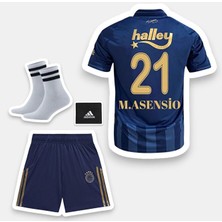 Legent Lady Fênerbâhçe 25-26 Sezon Alternatif Yakalı M.asensio 21 Çocuk Futbol Forması 4 Lü Set