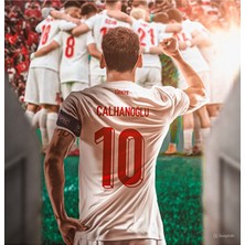 Legent Lady A Milli Takım Hakan Çalhanoğlu 10 Beyaz Yetişkin Taraftar Forması