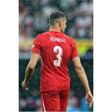 Legent Lady A Milli Takım Merih Demiral 3 Kırmızı Yetişkin Taraftar Forması