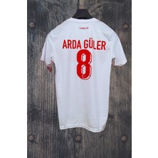 Legent Lady A Milli Takım Arda Güler 8 Beyaz Yetişkin Taraftar Forması