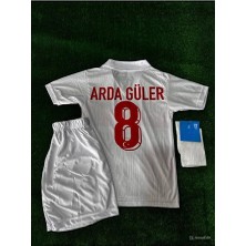 Legent Lady A Milli Takım Arda Güler 8 Beyaz Çocuk Taraftar Forması 4 Lü Set