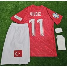 Legent Lady Türkiye Yeni Sezon 2026 #11 Kenan Yıldız Kırmızı Çocuk Forması 4 Lü Set