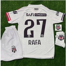 Legent Lady .b.e.ş.i.k.t.a.ş./ 2026 /#rafa Silva#/ 27 Deplasman Beyaz Çocuk Forması 4 Lü Set