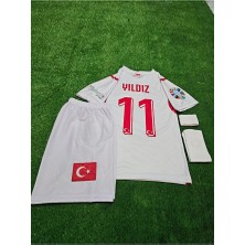 Legent Lady Türkiye A Milli Takım 2026 Kenan Yıldız Beyaz Taraftar Çocuk Forması 4lü Set