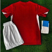 Legent Lady A Milli Takım Iç Saha Kırmızı Isimsiz Çocuk Forması 4lü Set