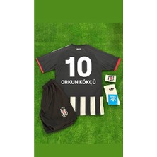 Legent Lady B.e.ş.i.k.t.a.ş. 2025/26 Iç Saha Orkun Kökçu #10 Çocuk Forması 4lü Set