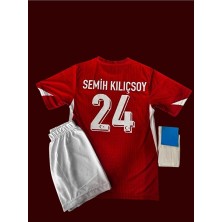 Legent Lady Milli Takım Semih Kılıçsoy Çocuk Forması Kırmızı 4lü Set